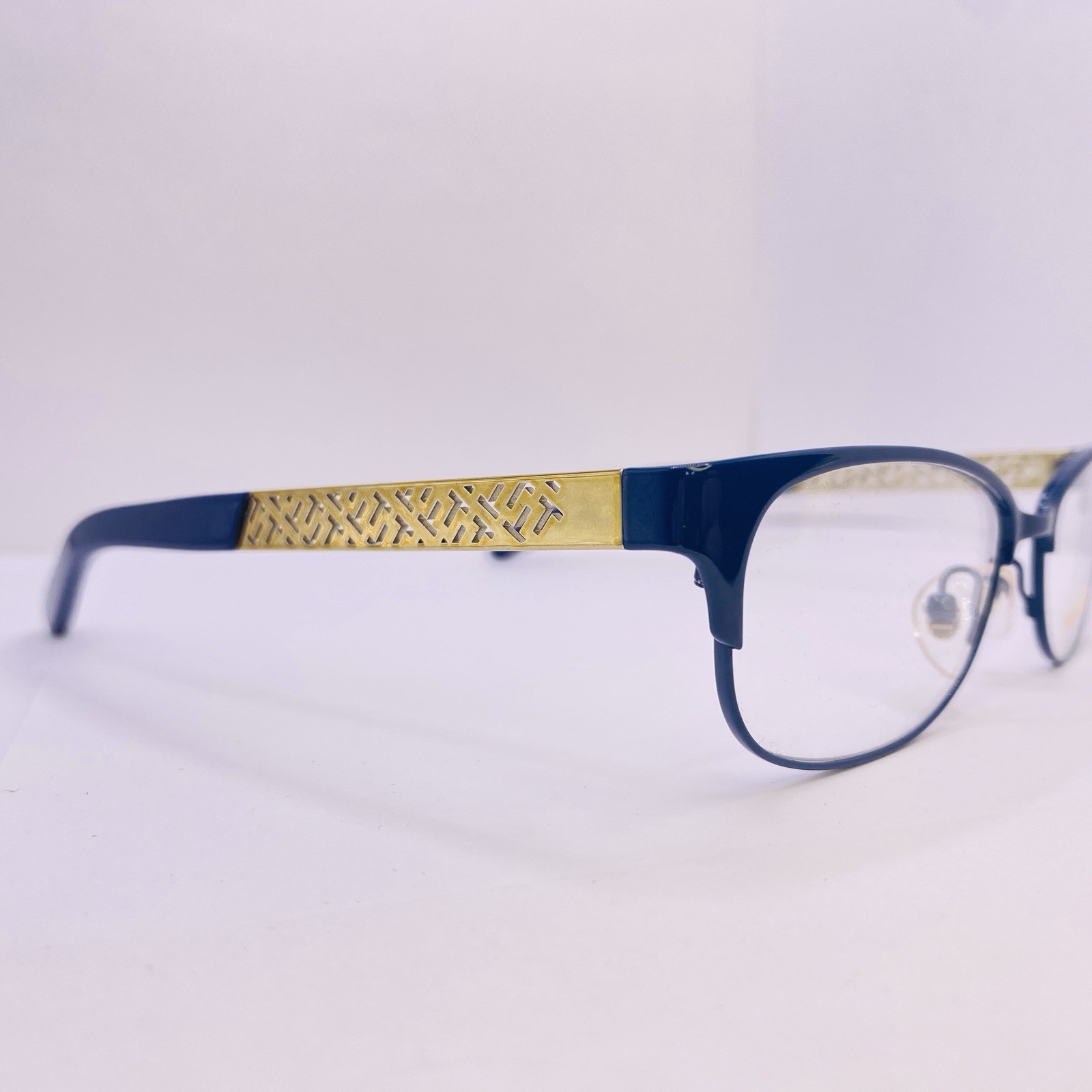 Tory Burch Authentic Eyeglasses TY 1047 3058 49 [] 16 135 MM Gold Blue Women thumbnail 7