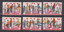 Nederland Netherlands 2445 a - 2445 f  used Kinderzegels 2006