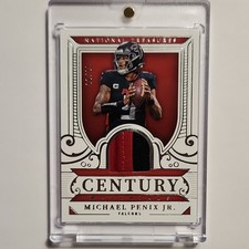 2025 Panini National Treasures Century Materials Michael Penix Jr. 13/99