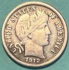 1912 P Barber Dime