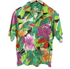 Surf Line Hawaii Original Jams Shirt Hawaiian Men  s Large 80s 1980s Vintage
