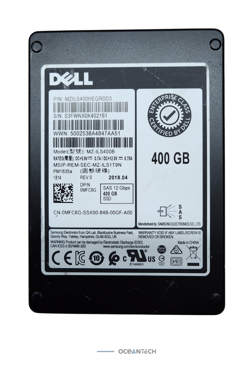 Samsung Dell MZ-ILS400B 400GB 2.5