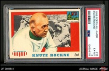 1955 Topps #16 Knute Rockne PSA 6 - EX/MT