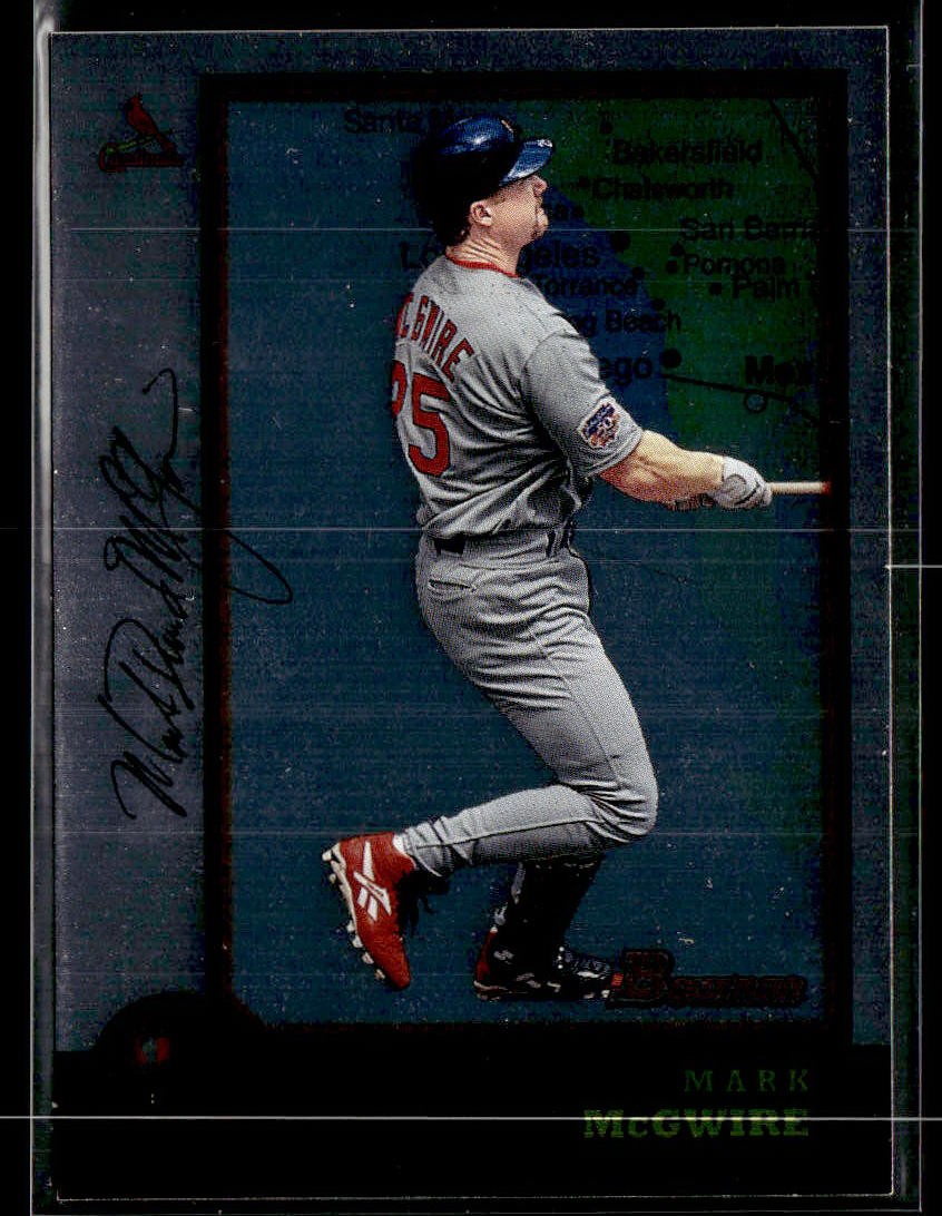 1998 Bowman #5 Mark McGwire International Baseball Card 2903A