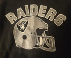 Raiders NFL Black Sweatshirt XL Oakland Los Angeles Las Vegas — photo 1