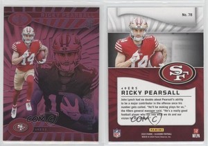 2024 Panini Illusions Trophy Collection Pink /299 Ricky Pearsall #78 Rookie RC