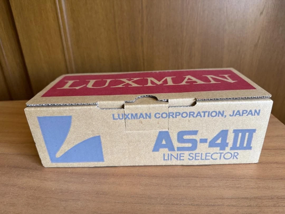 Luxman AS-4III Passive 4-Input Stereo RCA Line Selector with Box Tested Working