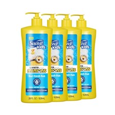 Suave Kids Minions 3-In-1 Shampoo, Conditioner, and Body Wash, For Tear-Free ...