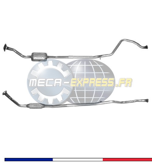 Catalyseur PEUGEOT 306 Diesel 1.9 avec enveloppe inox anti-corrosion modèle D0117