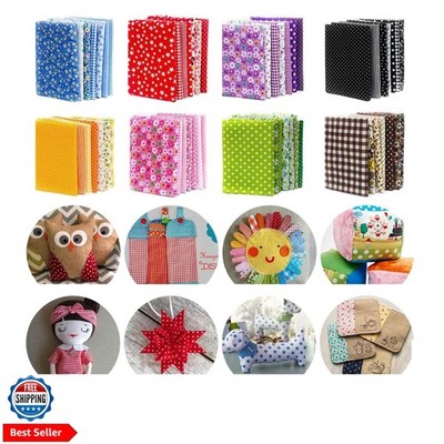 150Pcs 4'' x 4'' 10cm x 10cm Cotton Craft Fabric Bundle Squares,Squares Sheets ...