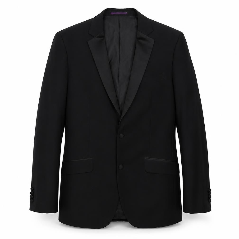 Charlton Gray Mens Jacket Suit Jacket Size 38 Black Long