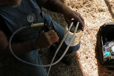 Dansha Farms™ Vacuum Goat and Sheep Milker Hand  Milking Machine 1 quart 1 teat 