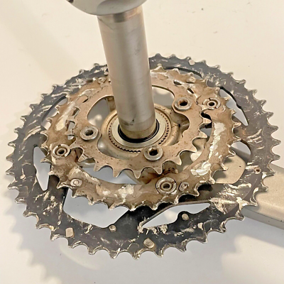Shimano Deore LX Crankset 175 FC-M582 MTB 44/32/22 | eBay