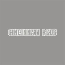 Cincinnati Reds 9 MLB Team Logo 1 Color Vinyl Decal Sticker Window Car Wall