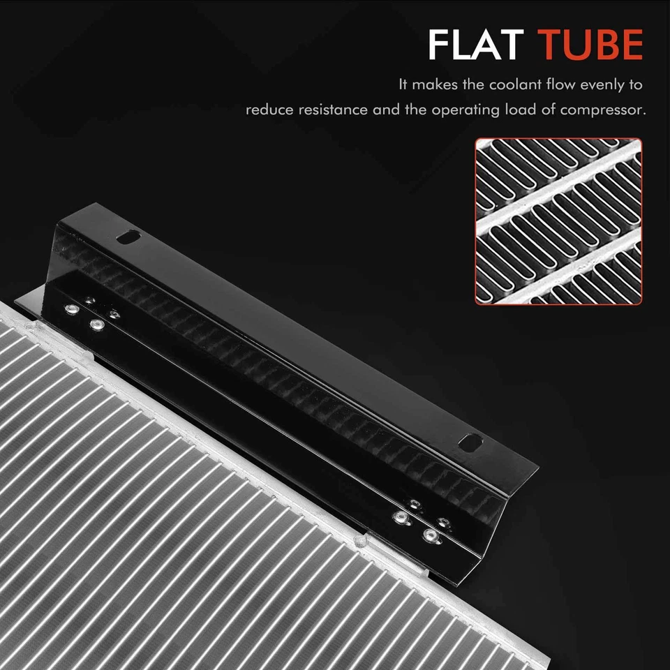 Condensador de aire acondicionado de aluminio con soporte para Mack DM 05-06 LE 1995-2007 MR 1993-2007 Foto 3 de 4