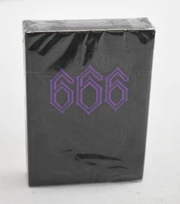 666 Purple GILDED Playing Card Deck by Riffle Shuffle Limited V2 /266 New