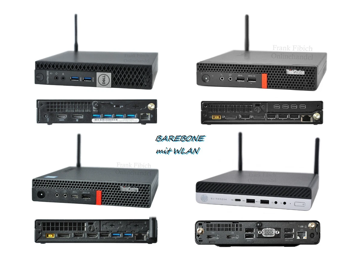 Dell OptiPlex Micro/ Lenovo ThinkCentre Tiny/ HP Desktop Mini WLAN Barebone PC