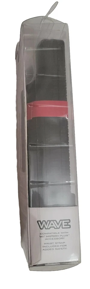 Intec Wave Wireless Nintendo Wii Non-Slip Remote Controller Black New in Box - Image 2 of 4
