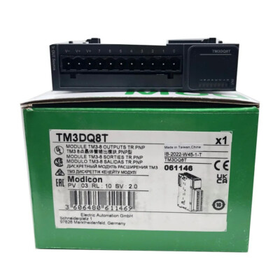1PC Schneider TM3DQ8T PLC Module TM3DQ8T New In Box