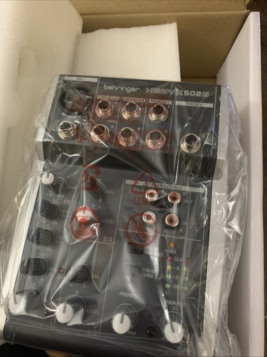 Behringer Xenyx 502S 5-Channel Analog Streaming Mixer - New In Box - Picture 9 of 10
