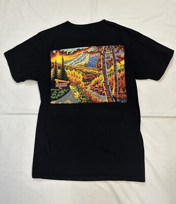 Official In-N-Out Burger Colorado Black Carl Bork Art Shirt T-Shirt Size Small