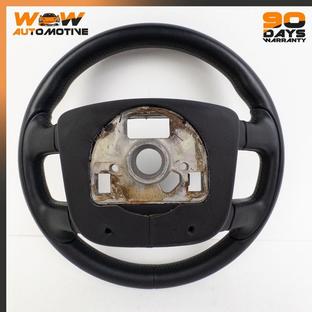 04-17 BENTLEY CONTINENTAL FLYING SPUR GTC GT DRIVER STEERING WHEEL BLACK OEM