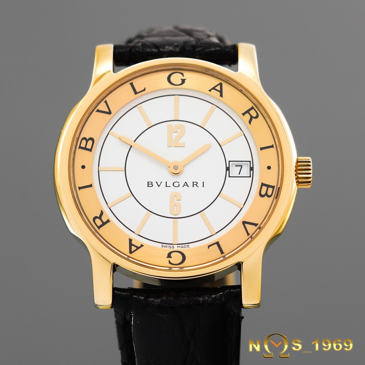 BULGARI SOLOTEMPO ST35G 18K GOLD 35MM UNISEX | eBay BULGARI SOLOTEMPO ST35G 18K GOLD 35MM UNISEX | eBay