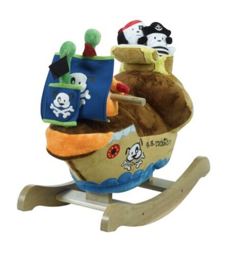 Toddler Kids "Rocking Horse" Pirate Ship Rocker Rockabye Plush Ahoy Musical $169 - Picture 1 of 11