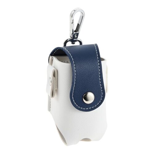 Borsa per palline da golf in pelle PU da appendere borsa da golf/cintura custodia per sport all'aperto quartier generale - Foto 3 di 15