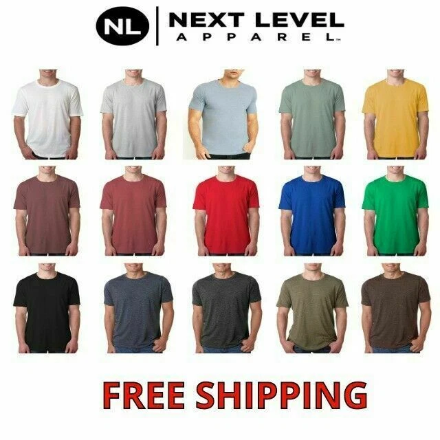 Next Level 6200 Poly/Cotton Crew - Black - M