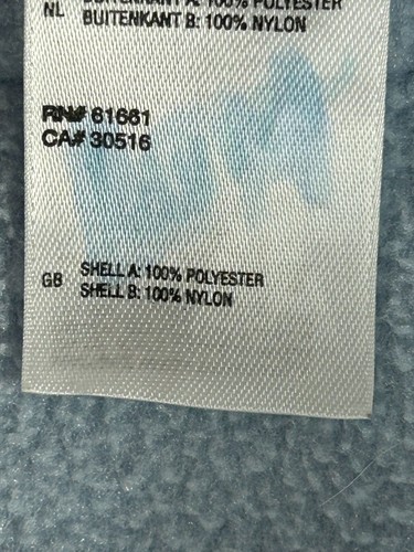 The North Face Denali Fleece Zip Jacket Boys XL Youth Blue Gray Outdoor Winter - Picture 5 of 7