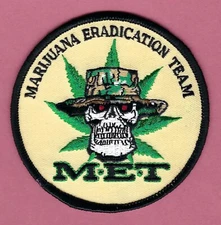 DEA DRUG ENFORCEMENT ADMINISTRATION MARIJUANA EXTRACTION TEAM PATCH HAT