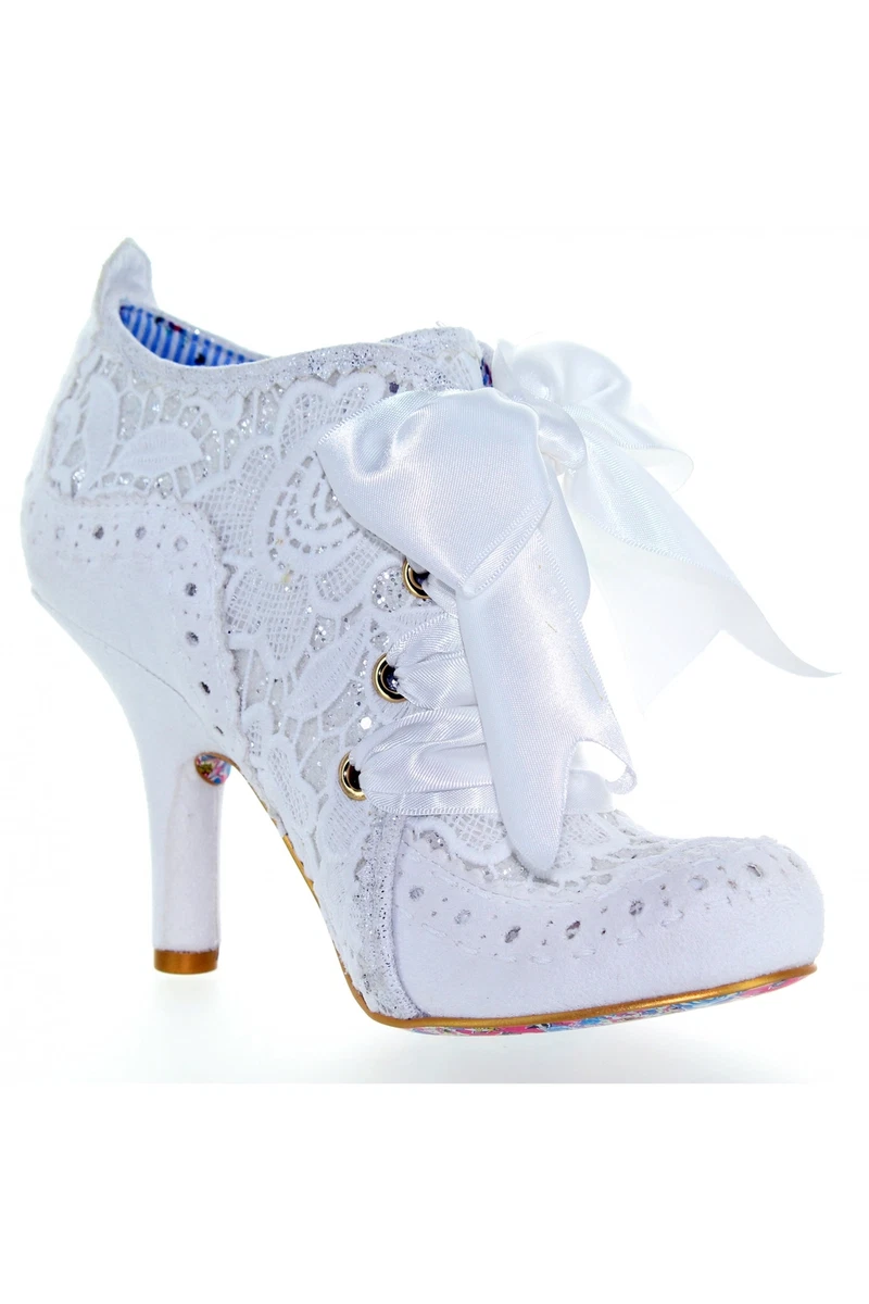Irregular choice store white boots