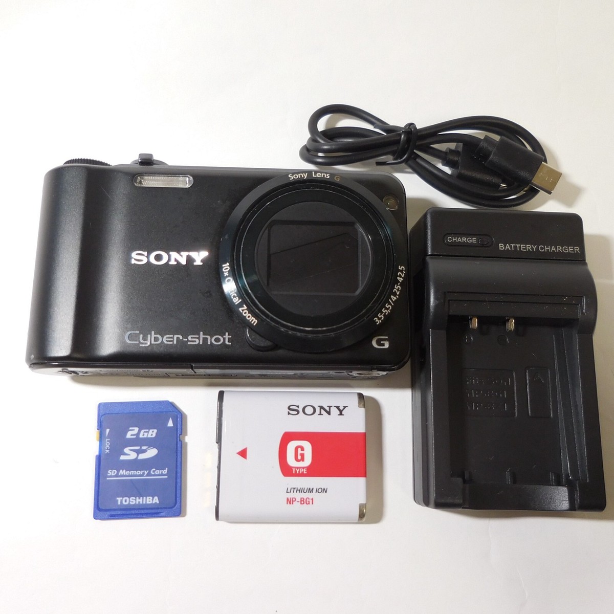 Sony Cyber-Shot DSCｰHX5 Black Digital Camera w/Battery