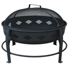 Yardkit 7in deep Firepit with Dimond Cutouts