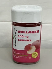 Nature's Key Peach Flavor Collagen 600mg Gummies