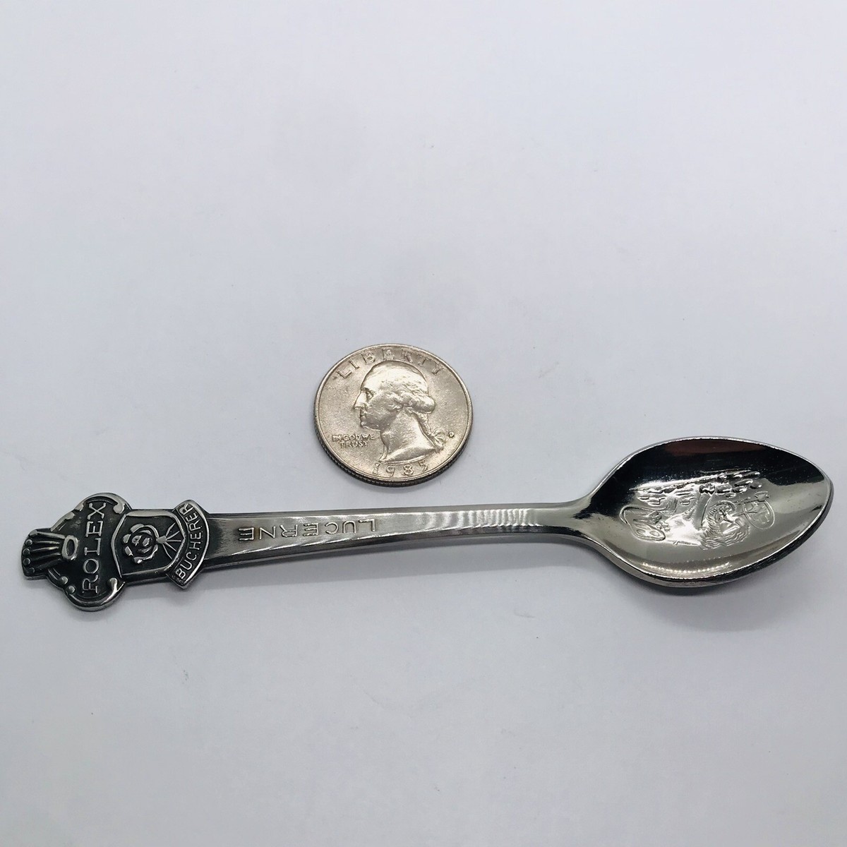 ROLEX BUCHERER LUCERNE SPOON CROWN OF SWITZERLAND