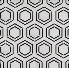 Georama Nero 11 in. x 13 in. Polished Marble Tile (0.99 sq. ft. Each)