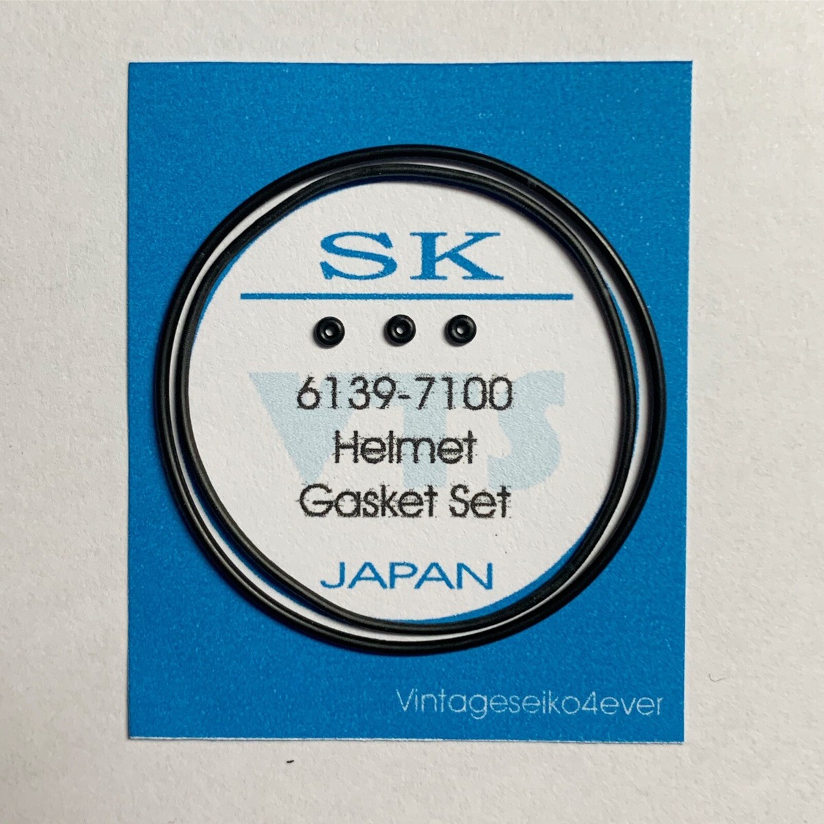 NEW GASKET SET FOR SEIKO CHRONOGRAPH 6139-7100 6139-7109 HELMET FULL SET - Main Image