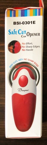 BangRui Red Electric Can Opener 1 Push Button Start Battery Powered - Picture 2 of 8