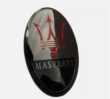 Quatrroporte Ghibli Front Bumper Emblem Badge Black For Maserati Granturismo Quatrroporte Ghibli Front Bumper Emblem Badge Black For Maserati Granturismo