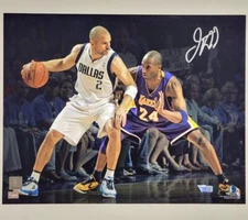 Jason Kidd autograph signed 11x14 photo Mavericks vs Kobe ~ Fanatics Authentic