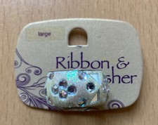 Ribbon and Asher Large Ring Iridescent New With Tags