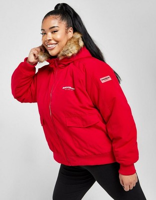 plus size long bomber jacket