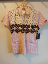 New Dickies Medical Scrub Top Size Extra Small 2 Pocket