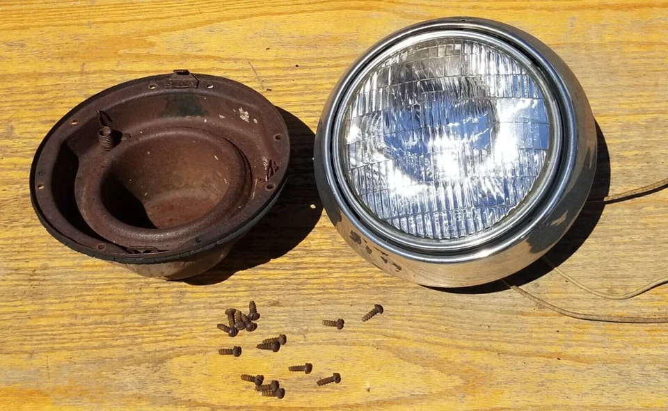 车头灯桶环装饰成型 1949 年别克 Roadmaster 1950 49 — 第 3/4 张图片