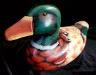 Mallard Hand Carved Hand Painted Wood Duck Decoy 10" Beautiful And Colorful  — photo 8