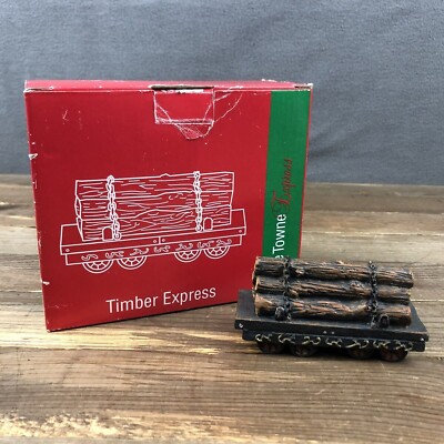 Christmas Train Timber Express Home Towne Express JC Penney VTG 1998 Week 37