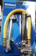 Kobalt Dual Foot Inflator and Gauge - 0498362