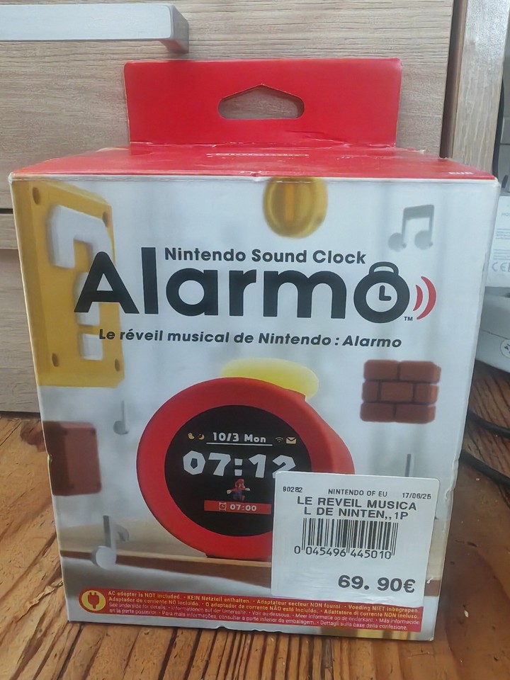 Nintendo Sound Clock Alarmo, réveil musical
